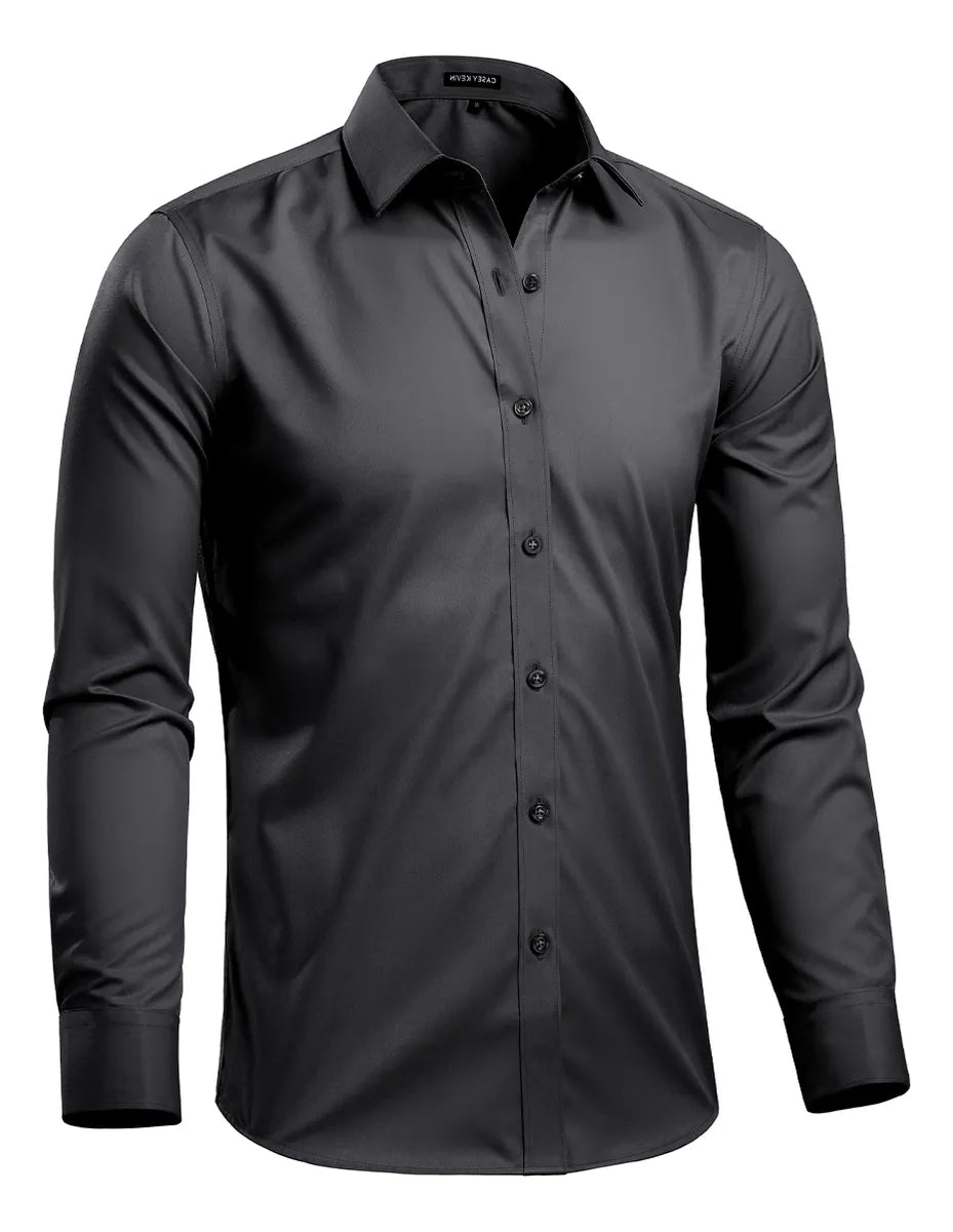 Camisas Sin Arrugas Bambú Hombre Casual Vestir Casey Kevin